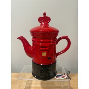 Price Kensington Potteries Hand Painted Made in England Postal Box Teapot JL
